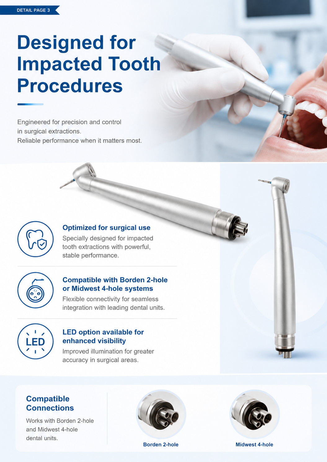 45 Degrees Surgical Handpieces JX-45M M4-B2 CC detail 3
