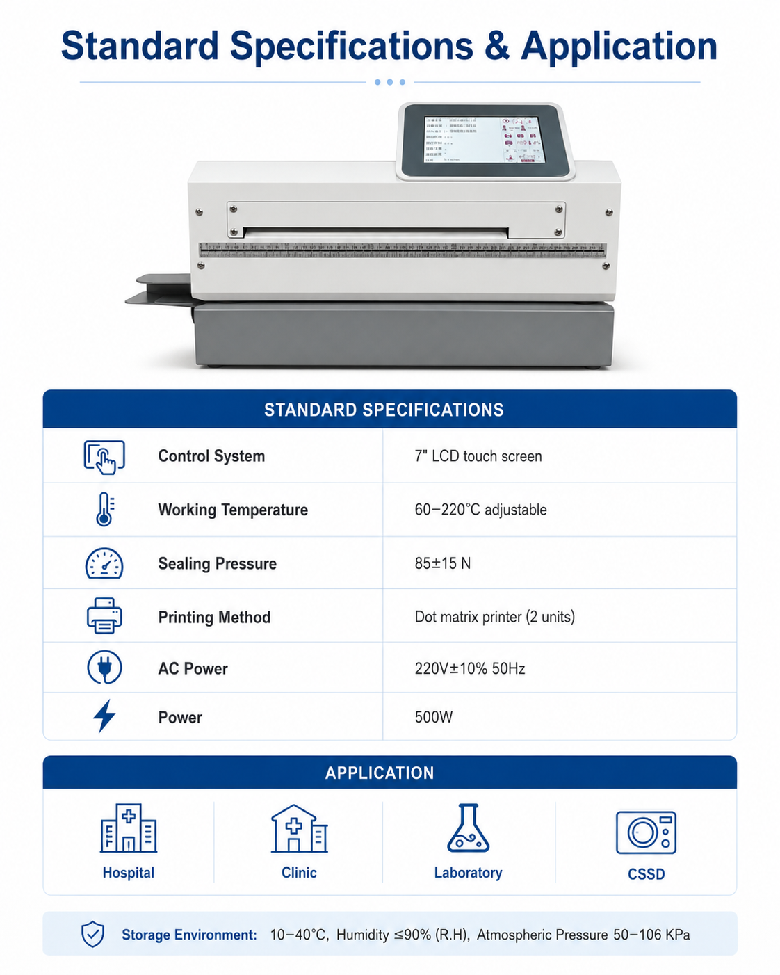 Automatic Cutting Double-Line Printing Sealing Machine detail 4