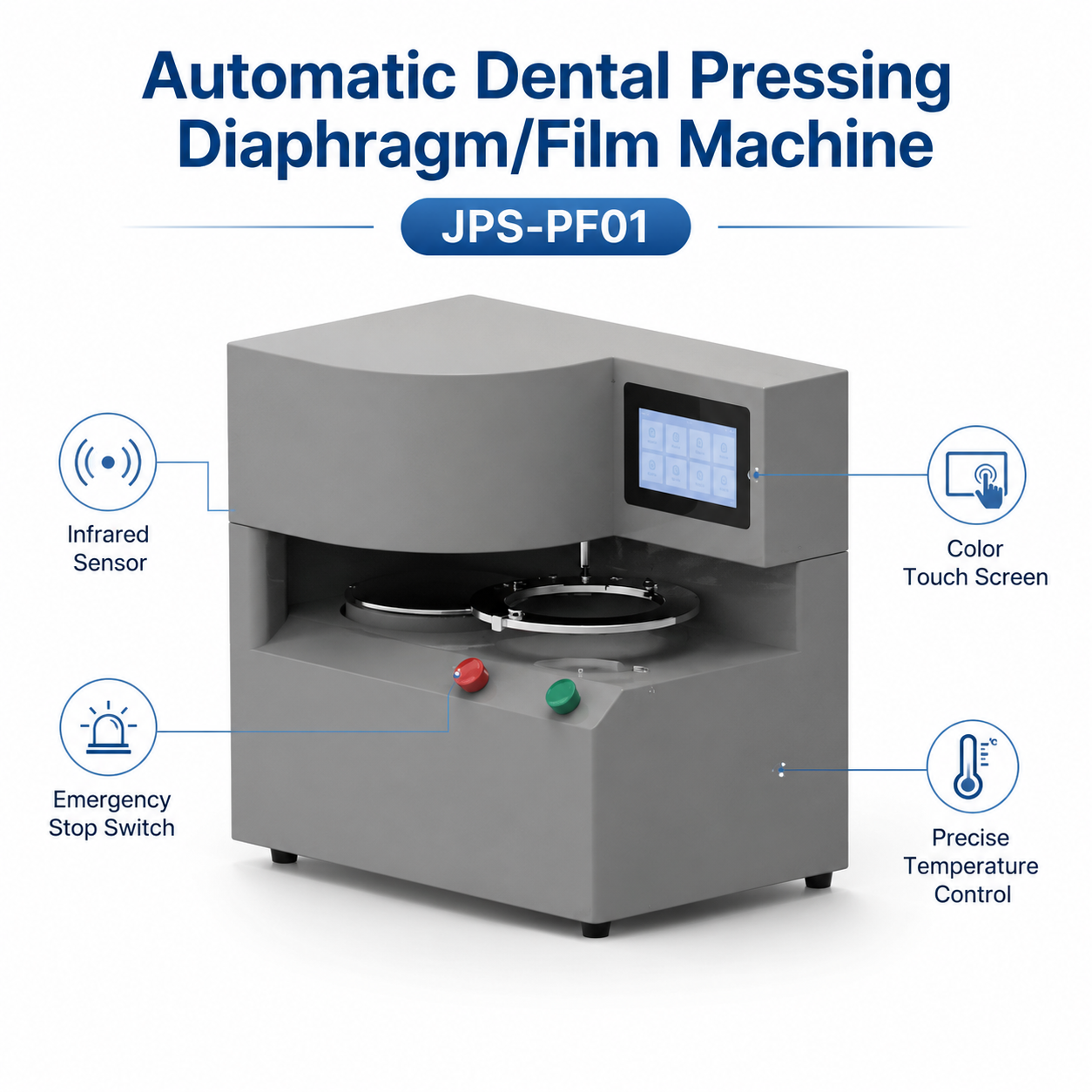 Automatic Dental Pressing Diaphragm-Film Machine JPS-PF01