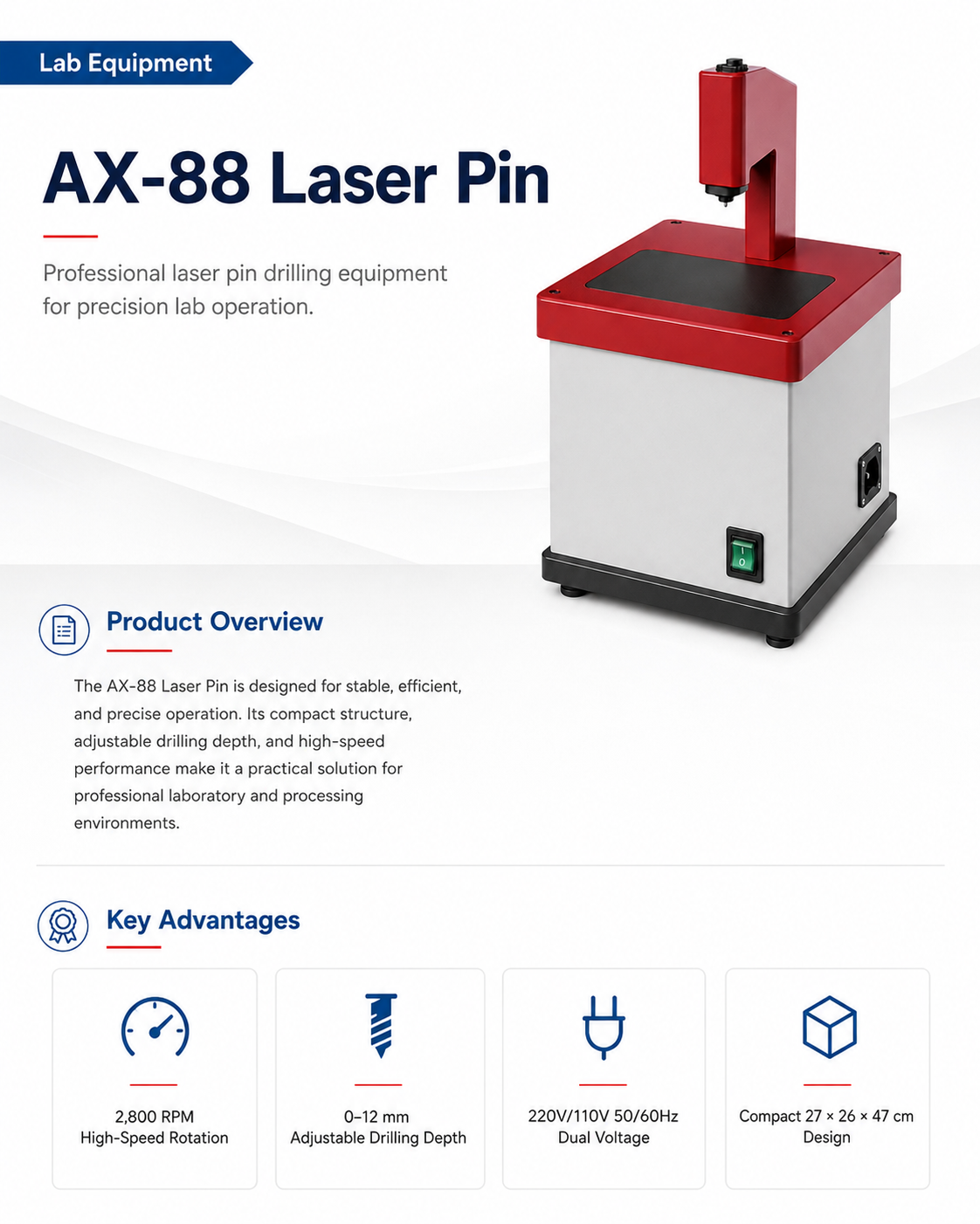 AX-88 Laser Pin detail 1