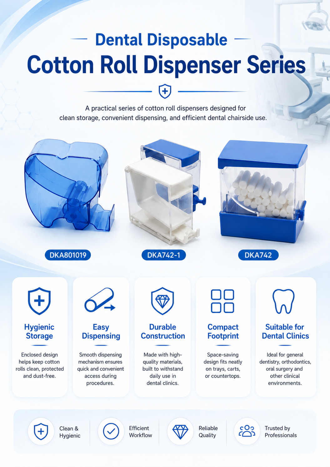 Cotton Roll Dispenser detail 1