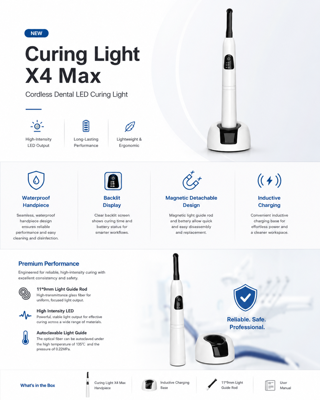 Curing Light X4 Max detail 1