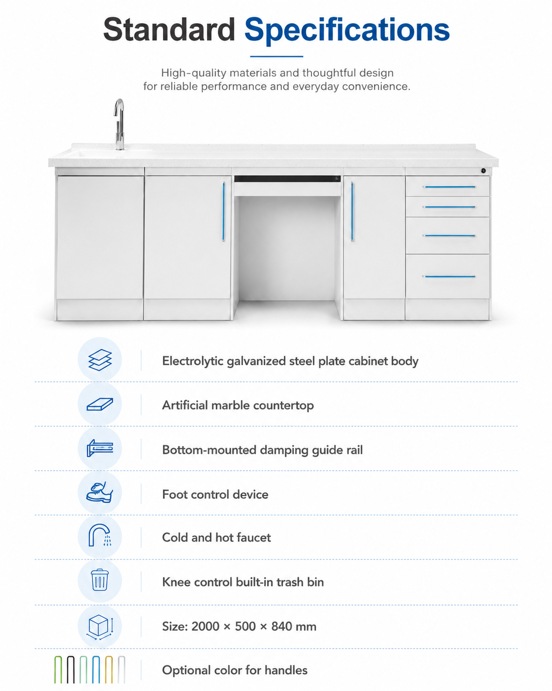 Dental Cabinet DC5 detail 2