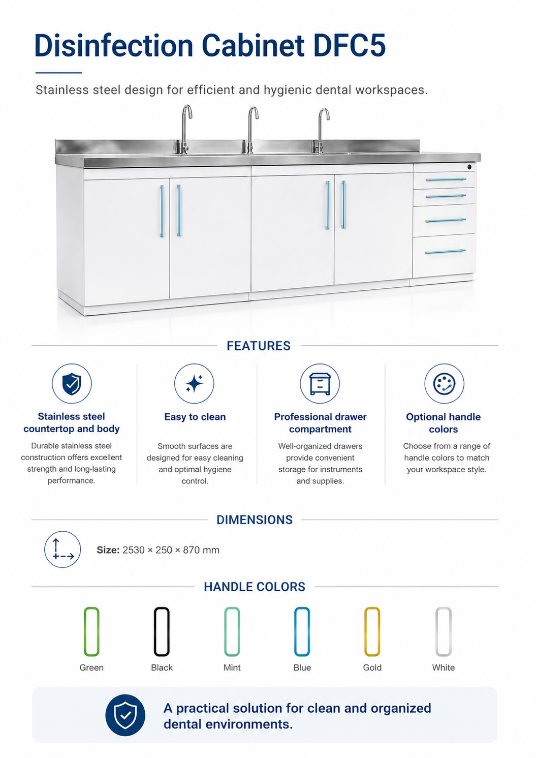 Disinfection Cabinet DFC5 detail 2