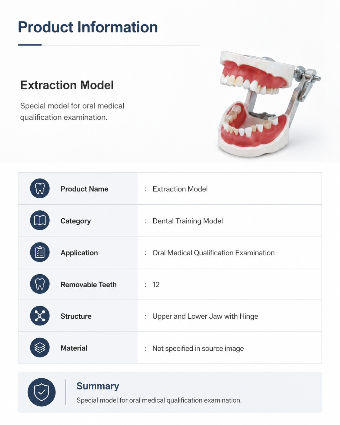 Extraction Model detail 4