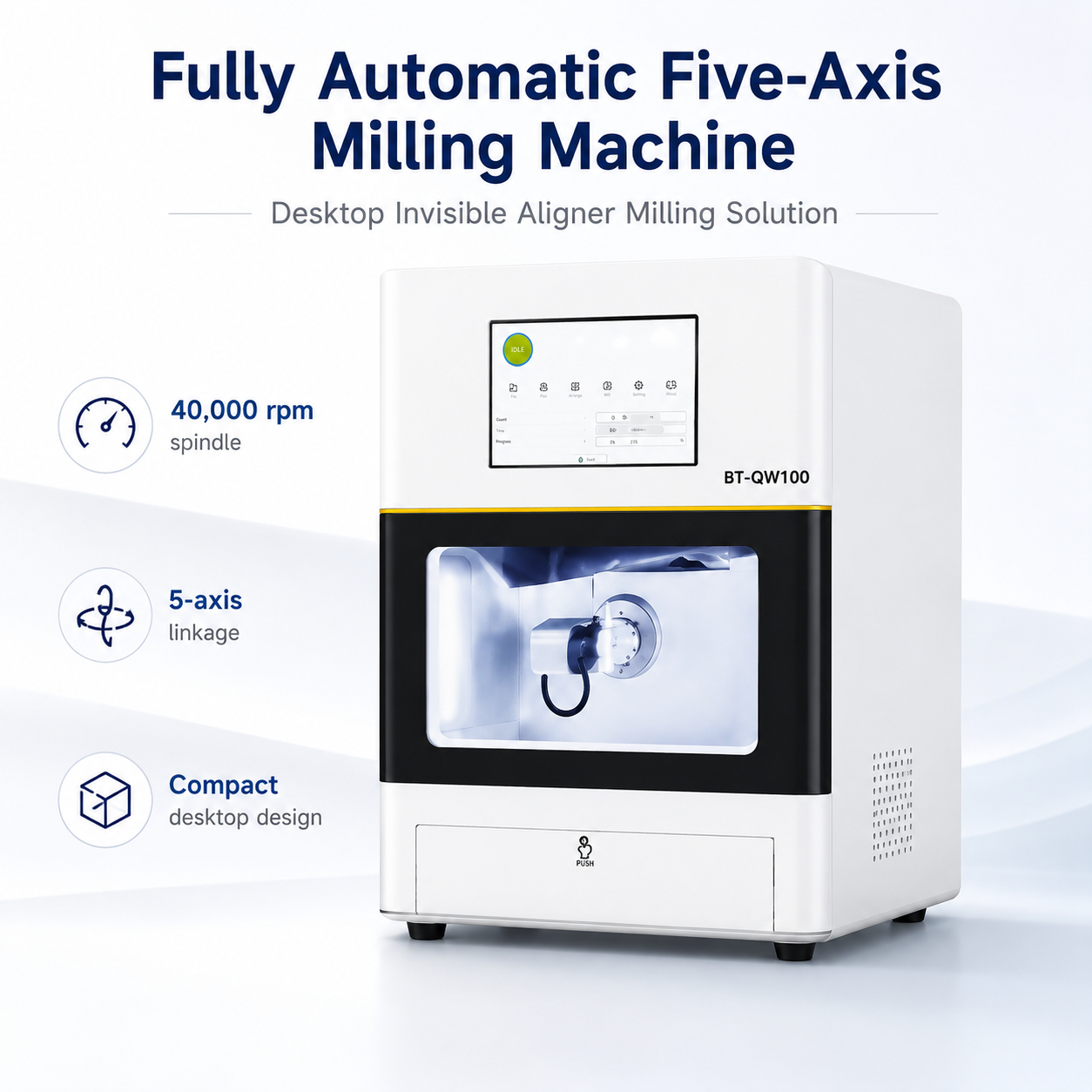 Fully Automatic Five-Axis Milling Machine
