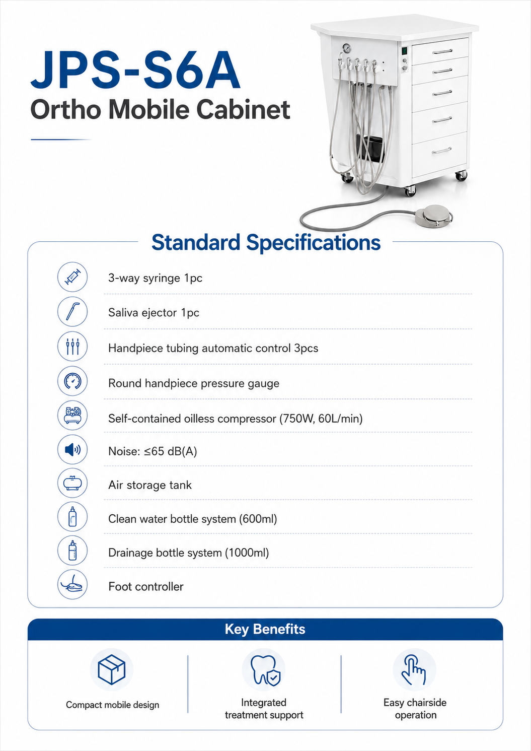 JPS-S6A Ortho Mobile Cabinet detail 3