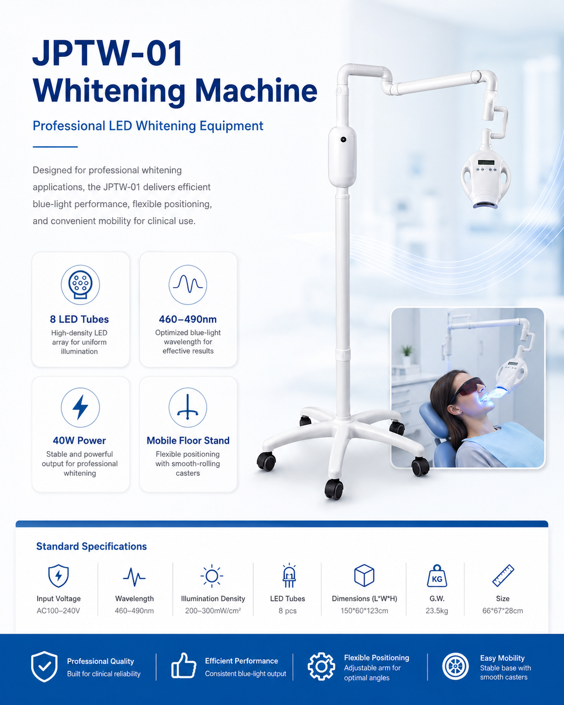 JPTW-01 Whitening Machine detail 1