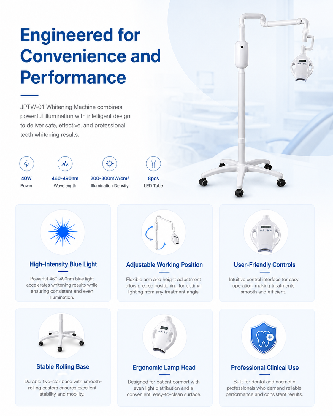 JPTW-01 Whitening Machine detail 2
