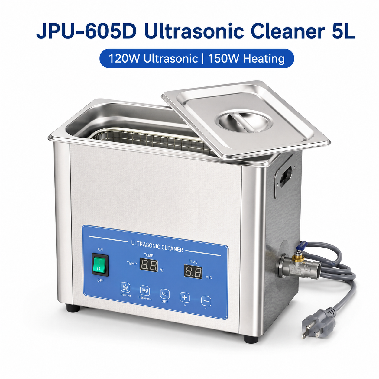 JPU-605D Ultrasonic Cleaner 5L