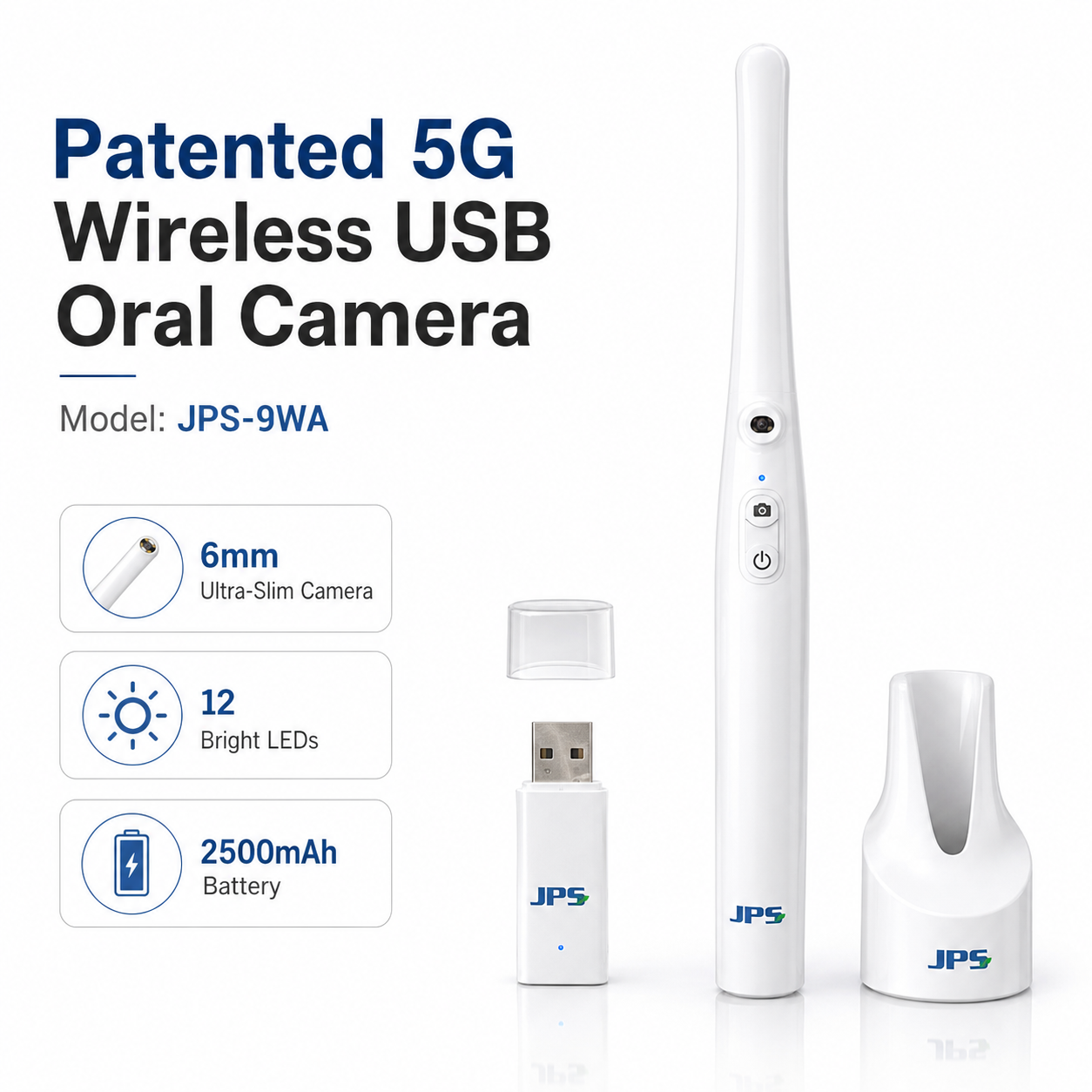 Patented 5G Wireless USB Oral Camera JPS-9WA