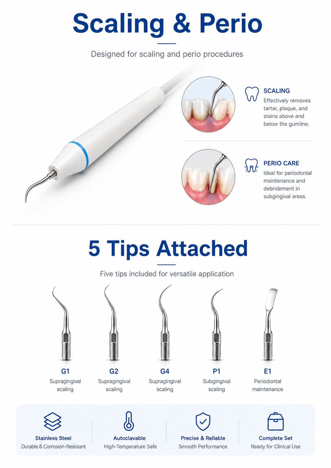 Ultrasonic Scaler IO2-IO3 detail 3