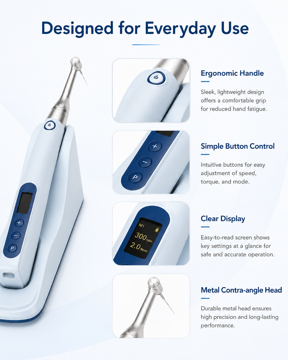 Wireless Endo Motor detail 3