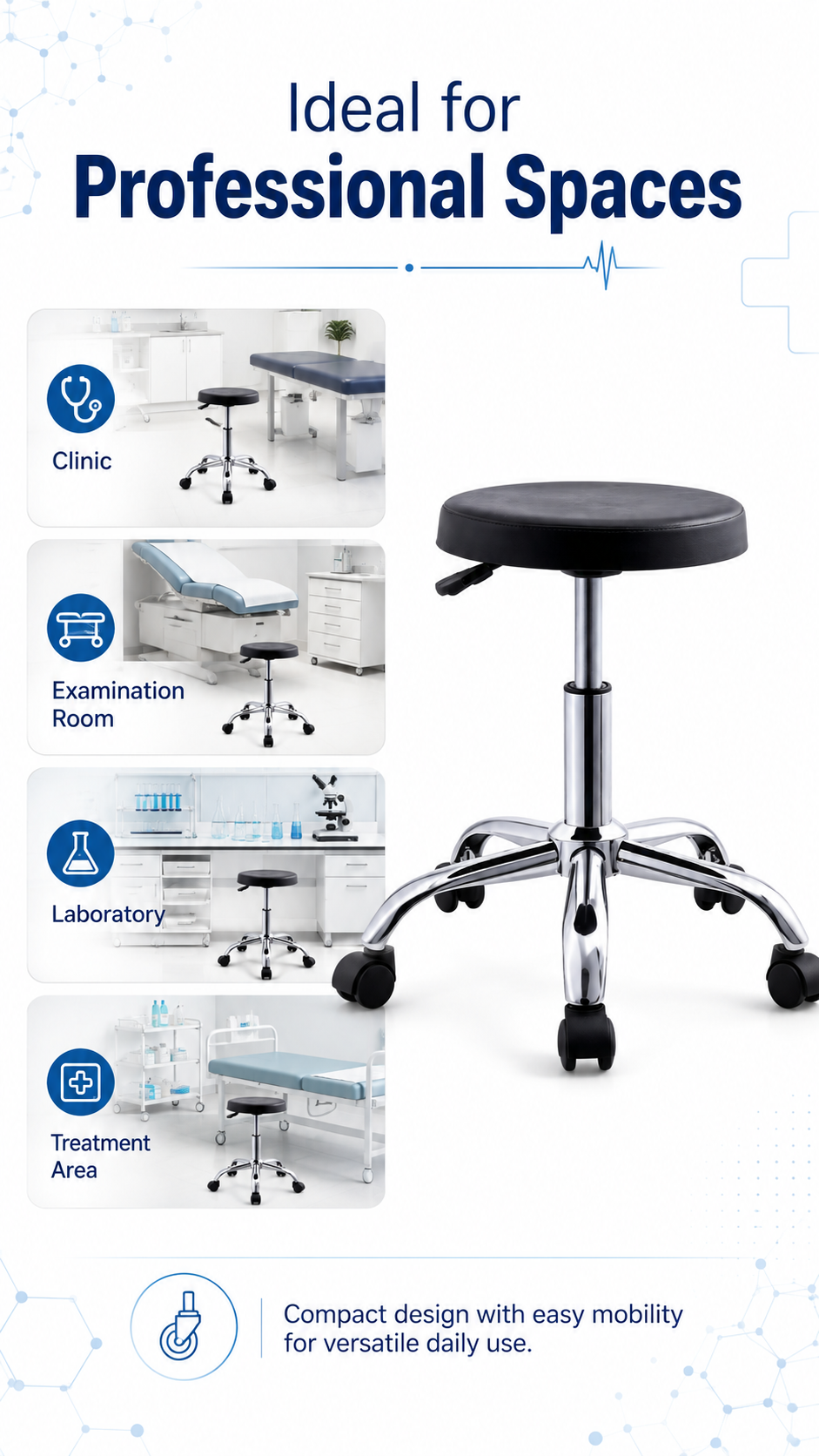 JPS014H Medical Stool detail 4