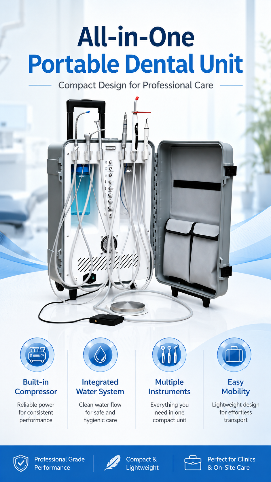 JPSU93 Portable Dental Unit detail 1