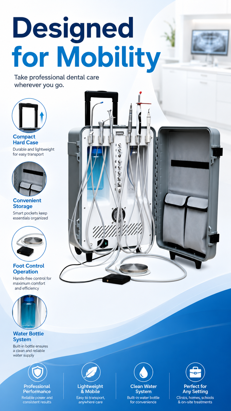 JPSU93 Portable Dental Unit detail 3